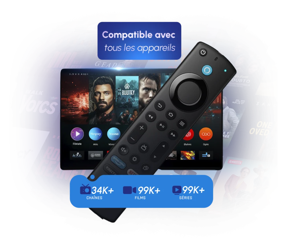 IPTV Anbieter Streaming Interface